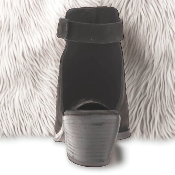 $245 Eileen Fisher VINTAGE Pagoda Shoes 8 Booties Sandals Open Toe Cut Outs NIB - Picture 7 of 16